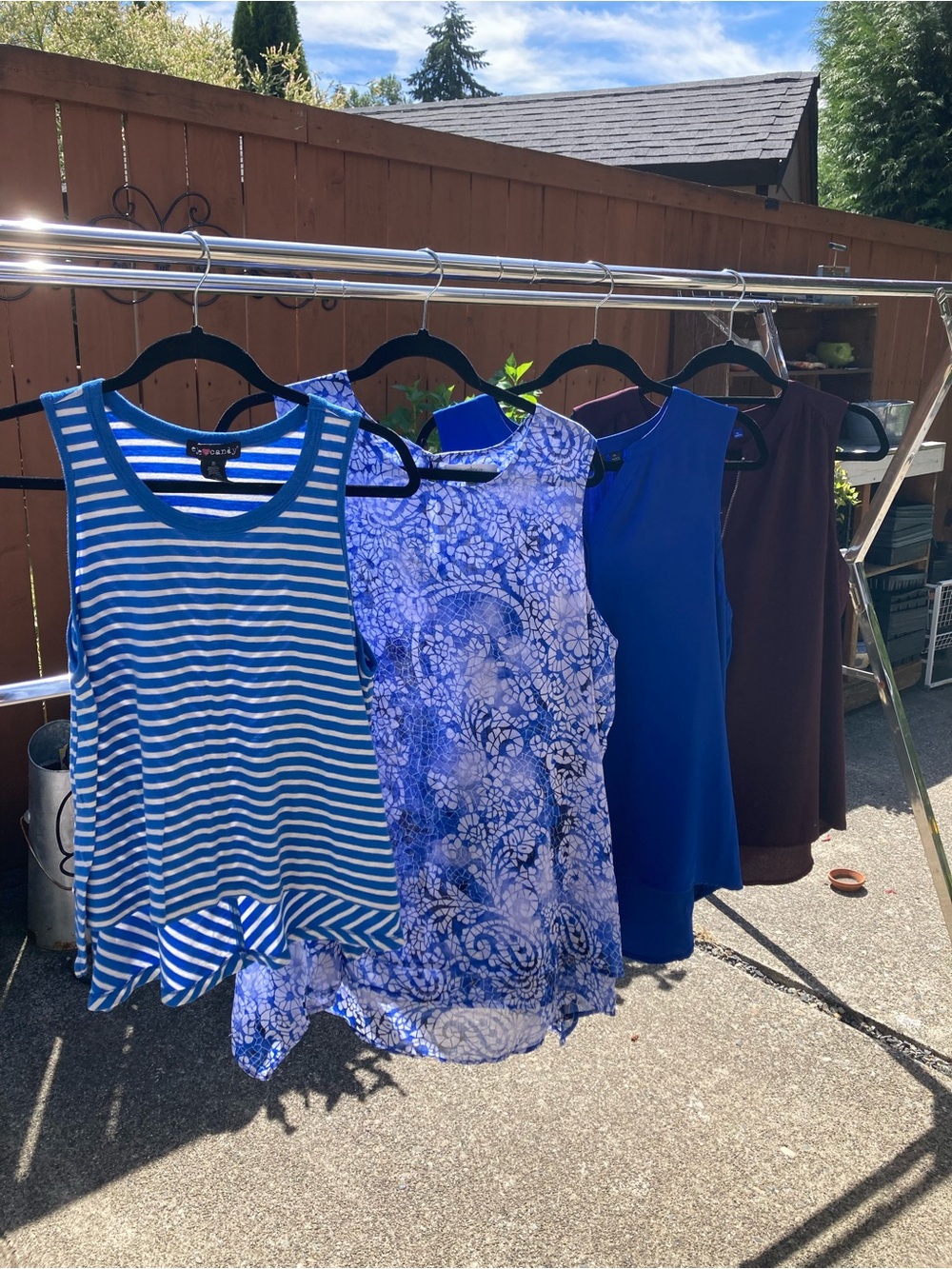 LOT OF 4 Sleeveless Tops